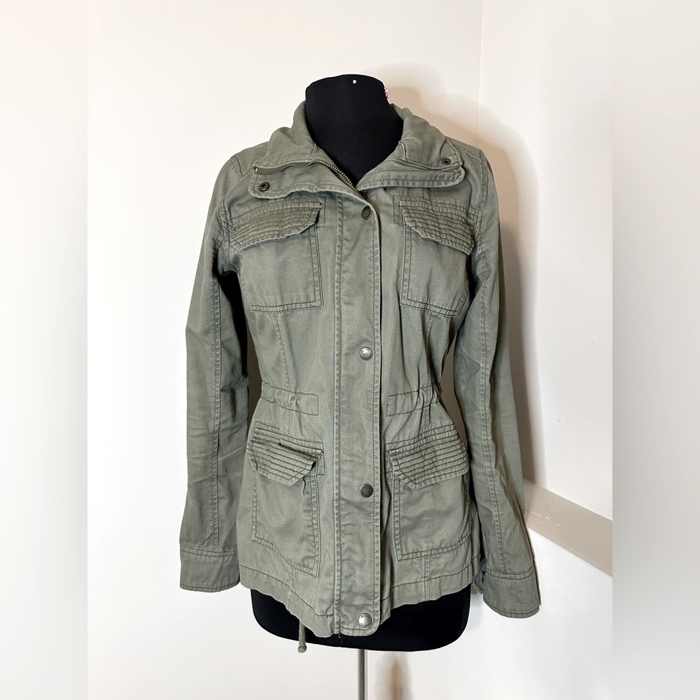 Hollister Khaki Utility Jacket - Picture 2 of 9